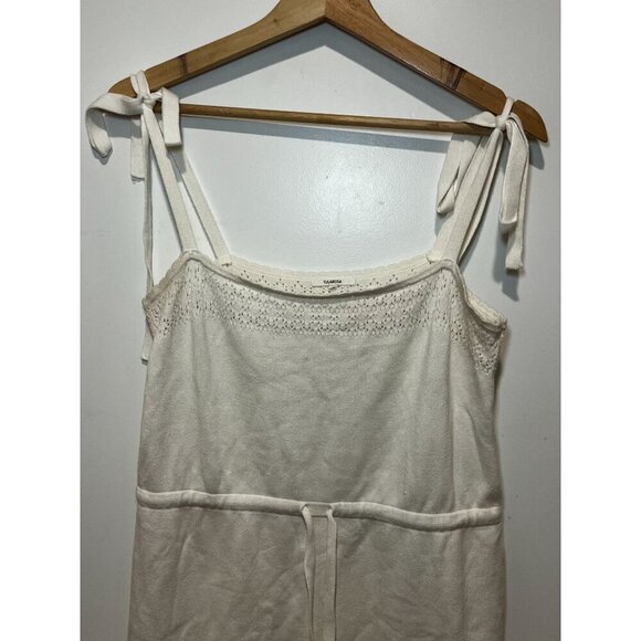 Tularosa White Ruffle Bohemian  Mini Dress Large - Picture 3 of 9